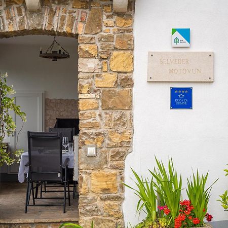 Holiday Home Belveder Motovun With Heated Pool Livade Exterior photo