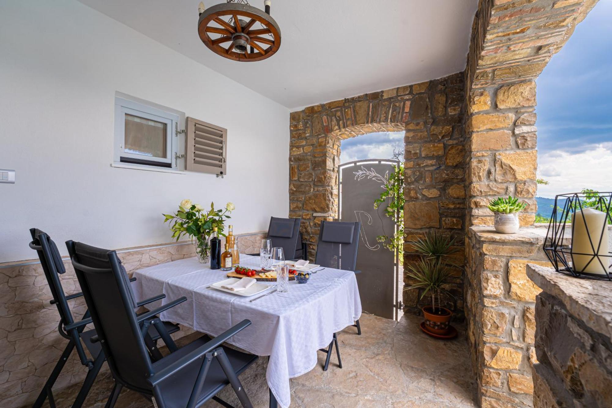 Holiday Home Belveder Motovun With Heated Pool Livade Exterior photo